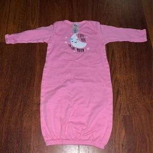 Five baby girl nightgowns